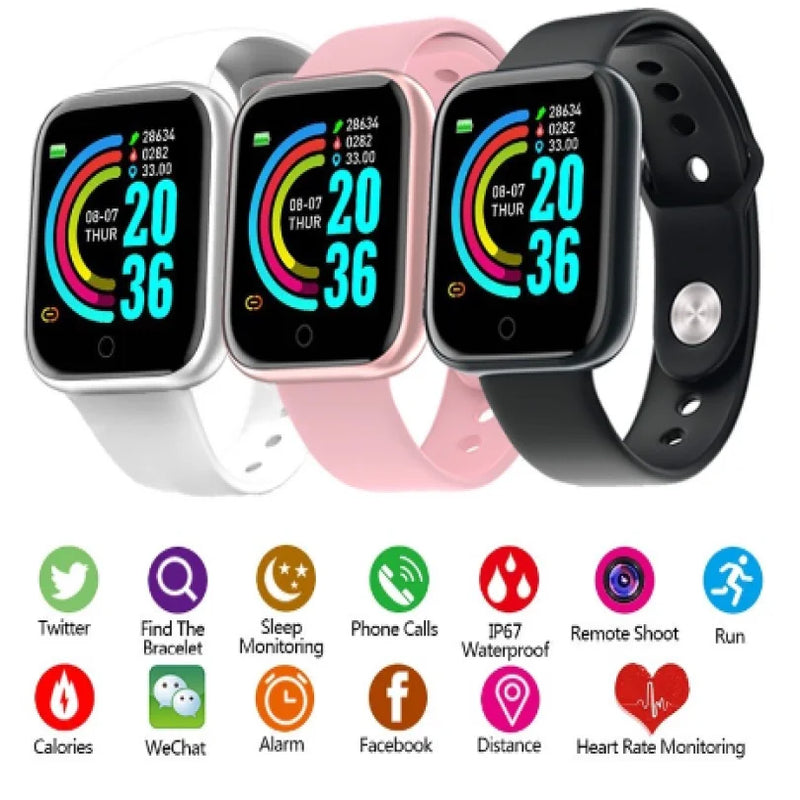 Relógio Smartwatch Android Ios Inteligente D20 Bluetooth